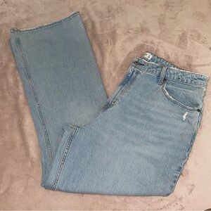 Abercrombie & fitch the vintage flare high rise curve love Jean size 34/18R/L32